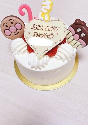 簡単アンパンマンケーキ！！-レシピのメイン写真