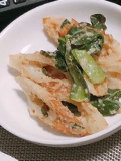 ちくわと小松菜のごまマヨ和え-レシピのメイン写真