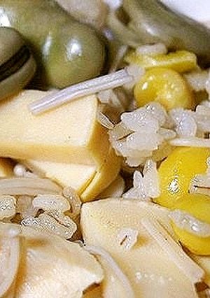 そら豆・筍ご飯-レシピのメイン写真