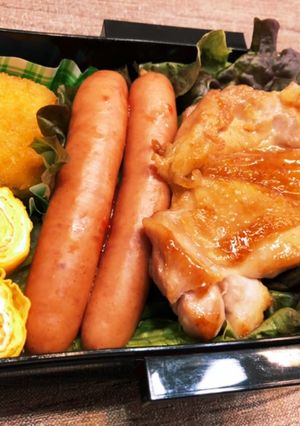 鶏モモ照り焼き弁当　425-レシピのメイン写真