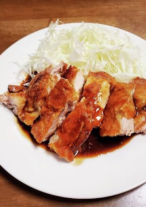 【簡単】ガリバタ醤油のパリパリチキン-レシピのメイン写真