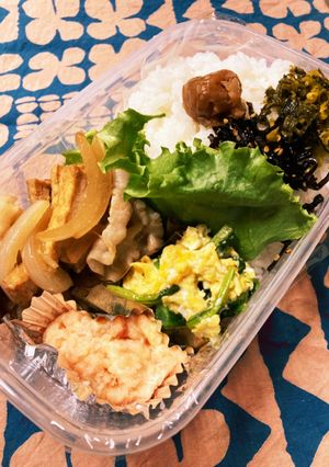 2022/4/25のお弁当-レシピのメイン写真