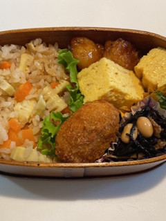 たけのこ飯弁当-レシピのメイン写真