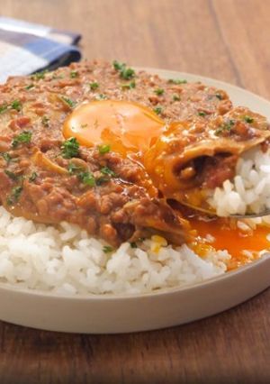 レンジで！雪国まいたけ極のキーマカレー-レシピのメイン写真