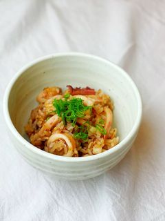 いか飯風炊き込みおこわ-レシピのメイン写真