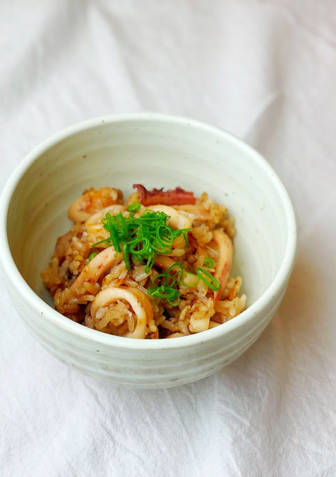 いか飯風炊き込みおこわ-レシピのメイン写真