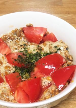 納豆とトマトのさっぱり和え-レシピのメイン写真
