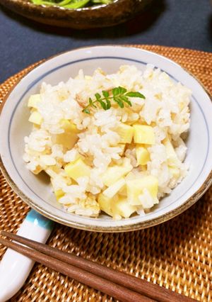 田舎のたけのこご飯-レシピのメイン写真