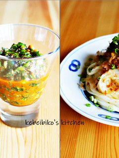 パパっとニラ醤で*まぜそば風冷麺-レシピのメイン写真