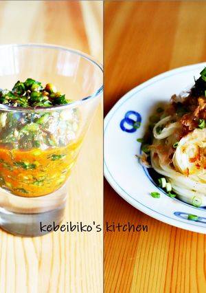 パパっとニラ醤で＊まぜそば風冷麺-レシピのメイン写真