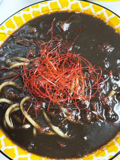 簡単イカ墨スープパスタ-レシピのメイン写真