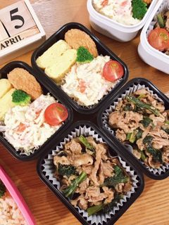 牛カルビ炒め弁当 22/4.25-レシピのメイン写真
