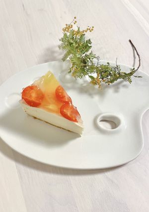 トマトと豆腐のレアチーズケーキ-レシピのメイン写真