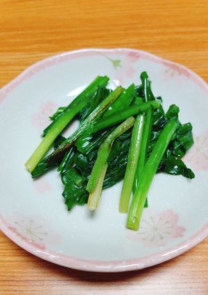 行者ニンニクのごま油炒め-レシピのメイン写真
