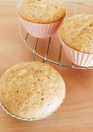 黒豆の煮汁★スライスチーズ蒸しパン-レシピのメイン写真