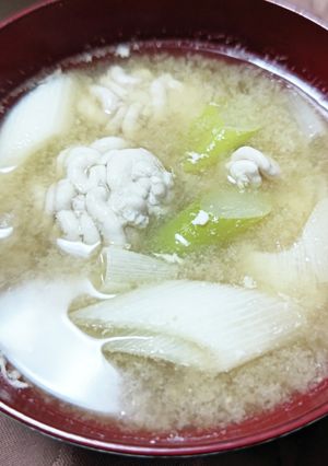 たち（白子)のお味噌汁-レシピのメイン写真