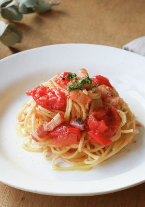革命的なおいしさ!トマト丸ごとパスタ-レシピのメイン写真