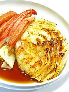 キャベツ大量消費!カニカマとの煮びたし-レシピのメイン写真