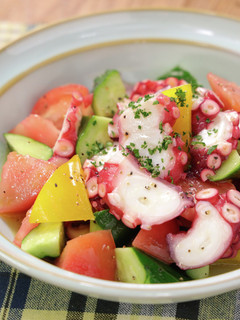 たこと夏野菜のレモンマリネ-レシピのメイン写真