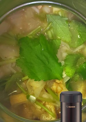 納豆汁でオートミールおじや-レシピのメイン写真
