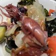 ホタルイカと揚げなすと新タマネギサラダ