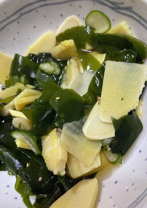 タケノコとわかめの酢の物-レシピのメイン写真