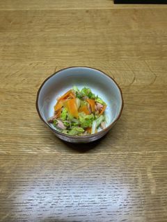 春キャベツと人参の酢の物2022-レシピのメイン写真