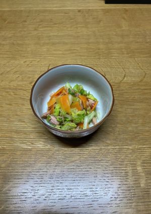 春キャベツと人参の酢の物2022-レシピのメイン写真