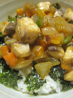 ♪ぶりと野菜のにんにく醤油丼♪-レシピのメイン写真
