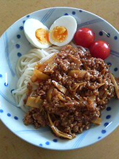 簡単!肉味噌そば(ジャージャー麺風)-レシピのメイン写真