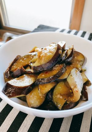 ご飯のお供に♡茄子の味噌にんにく炒め-レシピのメイン写真