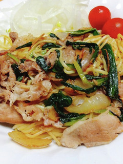 行者ニンニクと豚肉の塩焼きそば-レシピのメイン写真