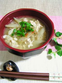 ◆たっぷり牛蒡と豚バラ肉のお味噌汁◆-レシピのメイン写真
