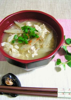 ◆たっぷり牛蒡と豚バラ肉のお味噌汁◆-レシピのメイン写真