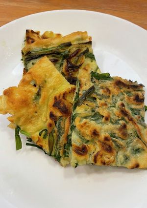 薄力粉と片栗粉で！簡単チヂミ-レシピのメイン写真