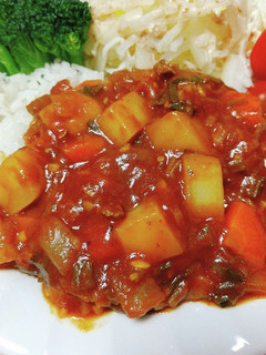 鹿肉と行者ニンニクのトマトカレー-レシピのメイン写真