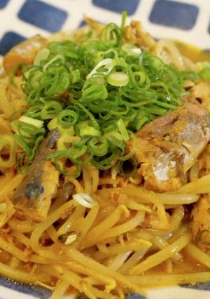 栄養満点♬サバ缶ともやしのスパイシー炒め-レシピのメイン写真