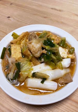 韓国風 ホルモン野菜鍋 焼肉屋バージョン-レシピのメイン写真