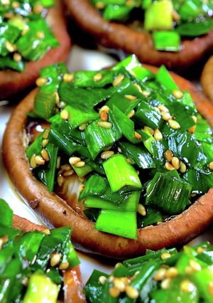 【絶品おつまみ】激ウマ♬『ニラだく椎茸』-レシピのメイン写真