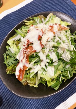 レタス2種たっぷり食べたいシーザーサラダ-レシピのメイン写真