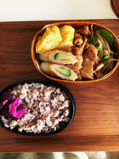肉炒め弁当 高校生男子弁当-レシピのメイン写真