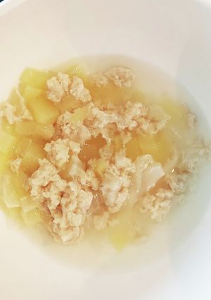 離乳食カミカミ期。鶏じゃが。-レシピのメイン写真