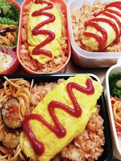 高校生息子、旦那、娘弁当(4/26)-レシピのメイン写真