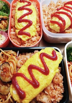 高校生息子、旦那、娘弁当(4/26)-レシピのメイン写真