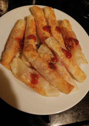 餃子の皮ベーコンwチーズ★-レシピのメイン写真