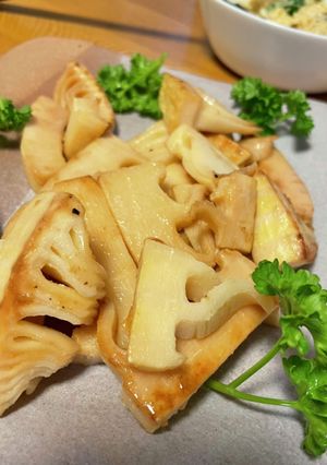 たけのこのガリバタ醤油焼き-レシピのメイン写真