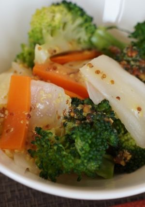 管理栄養士のハニーマスタードホットサラダ-レシピのメイン写真