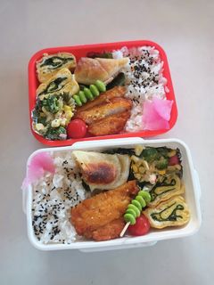 高校生&中学生お弁当 2022.4.26-レシピのメイン写真