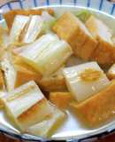 【簡単】煮込むだけ♬『厚揚げの白だし煮』