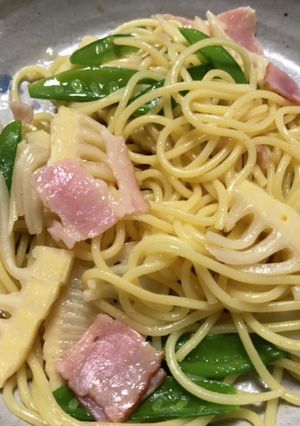 タケノコのパスタ-レシピのメイン写真